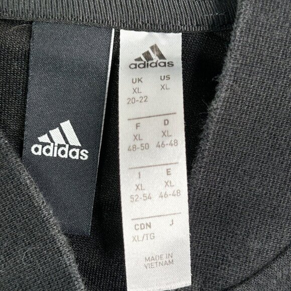 Adidas black mesh zip up size XL - Picture 4 of 6